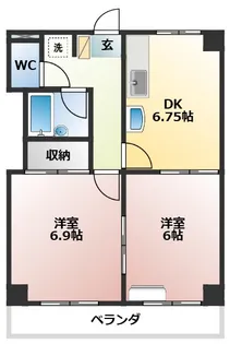 水野ビル【4階】の間取り