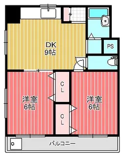 ドムスアルバ【2階】の間取り