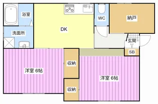 コムフォート21【2階】の間取り