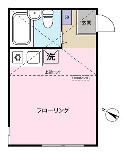 レガーロ根岸【1階】の間取り