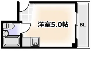 パール住吉【4階】の間取り