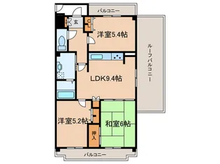 セントポリア武庫之荘【8階】の間取り