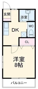 ニューバロンI【2階】の間取り
