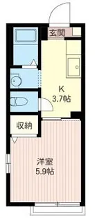 チッタ国立【1階】の間取り