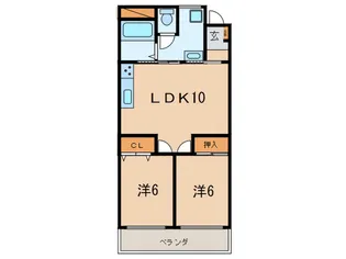 クロード・サン【3階】の間取り