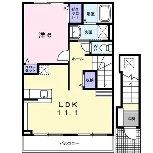 ジュイール【2階】の間取り