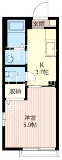 チッタ国立【1階】の間取り