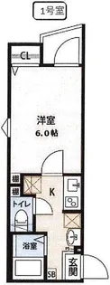 グランクオール赤塚【3階】の間取り