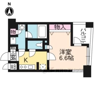 グラマシー京都【8階】の間取り