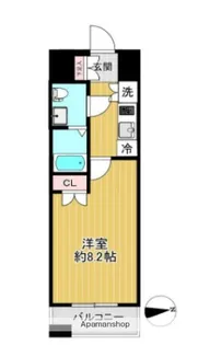 ヴィーダ・スカイコート品川【2階】の間取り