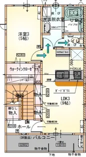 LOTUS成滝【2階】の間取り