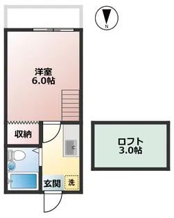 プランタンヨダ【2階】の間取り