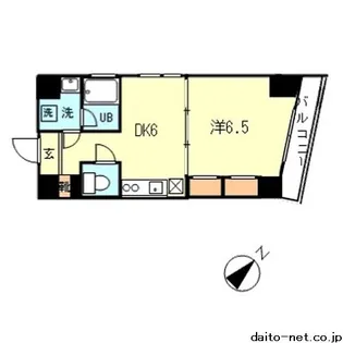 ディアニス三軒茶屋【3階】の間取り