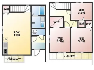 コンフィデンス白岡Aの間取り
