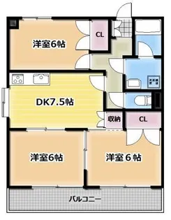 グランディ大曽根【2階】の間取り