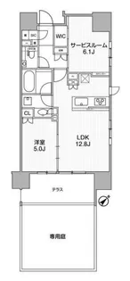 ディームス渋谷本町【1階】の間取り