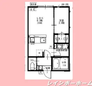 KEIAI RESIDENCE 我孫子【2階】の間取り