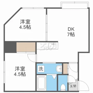 グリーンヒル澄川【2階】の間取り