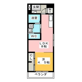 サンヴェール金山【3階】の間取り