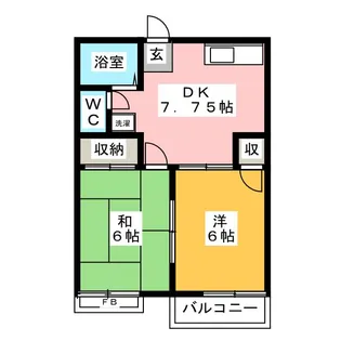 サンハイム【2階】の間取り