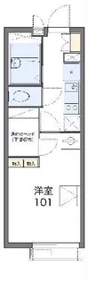 レオパレスiハウス【3階】の間取り