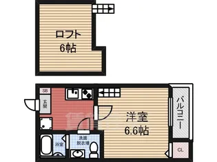 アビー・ロード【1階】の間取り