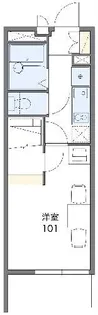 レオパレスラビアンローズ【2階】の間取り