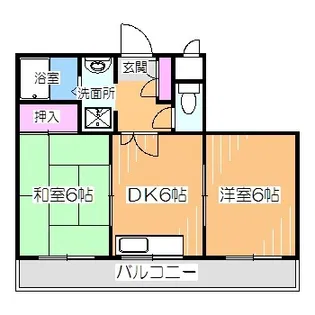 ユンケンハイム【3階】の間取り