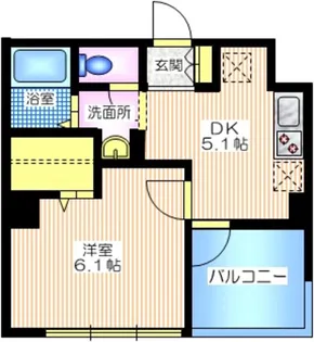 K.T.ビル【3階】の間取り