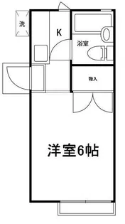 ハイツBS【1階】の間取り