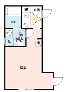 アルバ西新井【1階】の間取り
