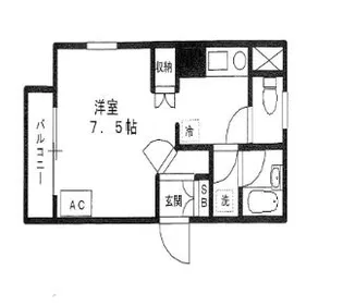 ローバー関内【6階】の間取り