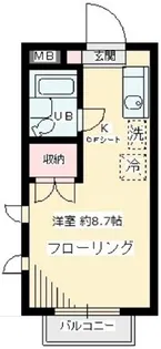 ウエスト アシュール【2階】の間取り