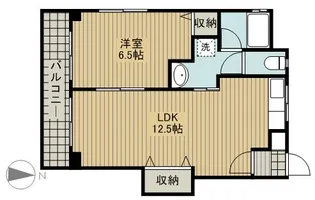 原マンション【2階】の間取り