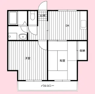 リステルマンション鴻巣【2階】の間取り