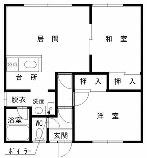 コーポたかはし【2階】の間取り