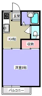 PallメゾンF1【2階】の間取り