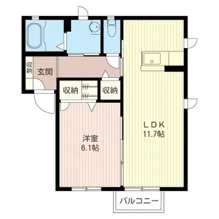 プランドール A【2階】の間取り