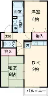 ヴェルドミールII【2階】の間取り