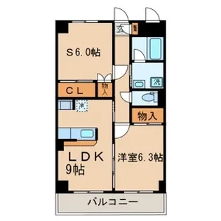 MONA VALE【3階】の間取り