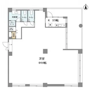 アトリウム青山【3階】の間取り