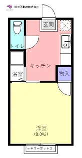エステート宮田【2階】の間取り