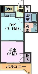 グレース西本山【2階】の間取り
