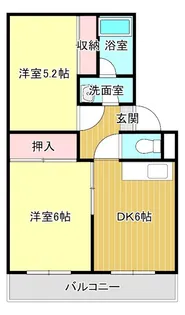 コーポ・リバティ―W【2階】の間取り