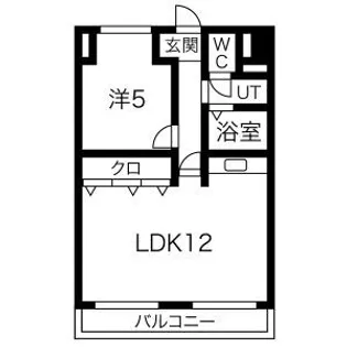 パールアベニュー223【1階】の間取り