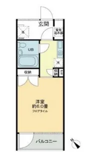 ハウス・エプタ【4階】の間取り