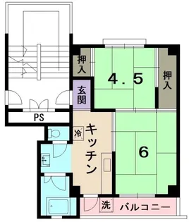 Oasis Umedaira 1【5階】の間取り