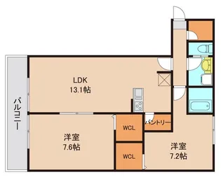 千葉県柏市豊四季【アパート】の間取り
