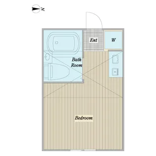 Plumeria菊名【1階】の間取り