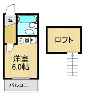 アーバンハイム宮原【1階】の間取り